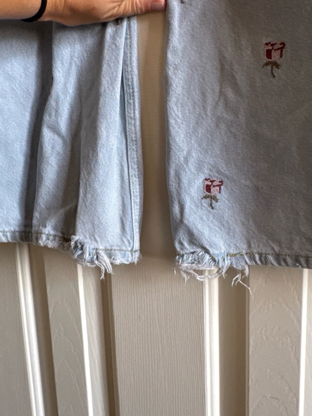 Farm Rio Rose Embroidery Jeans - Picture 8 of 11